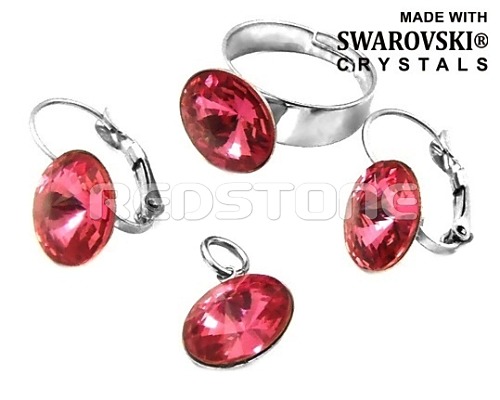 Sada Swarovski Crystals RED1105